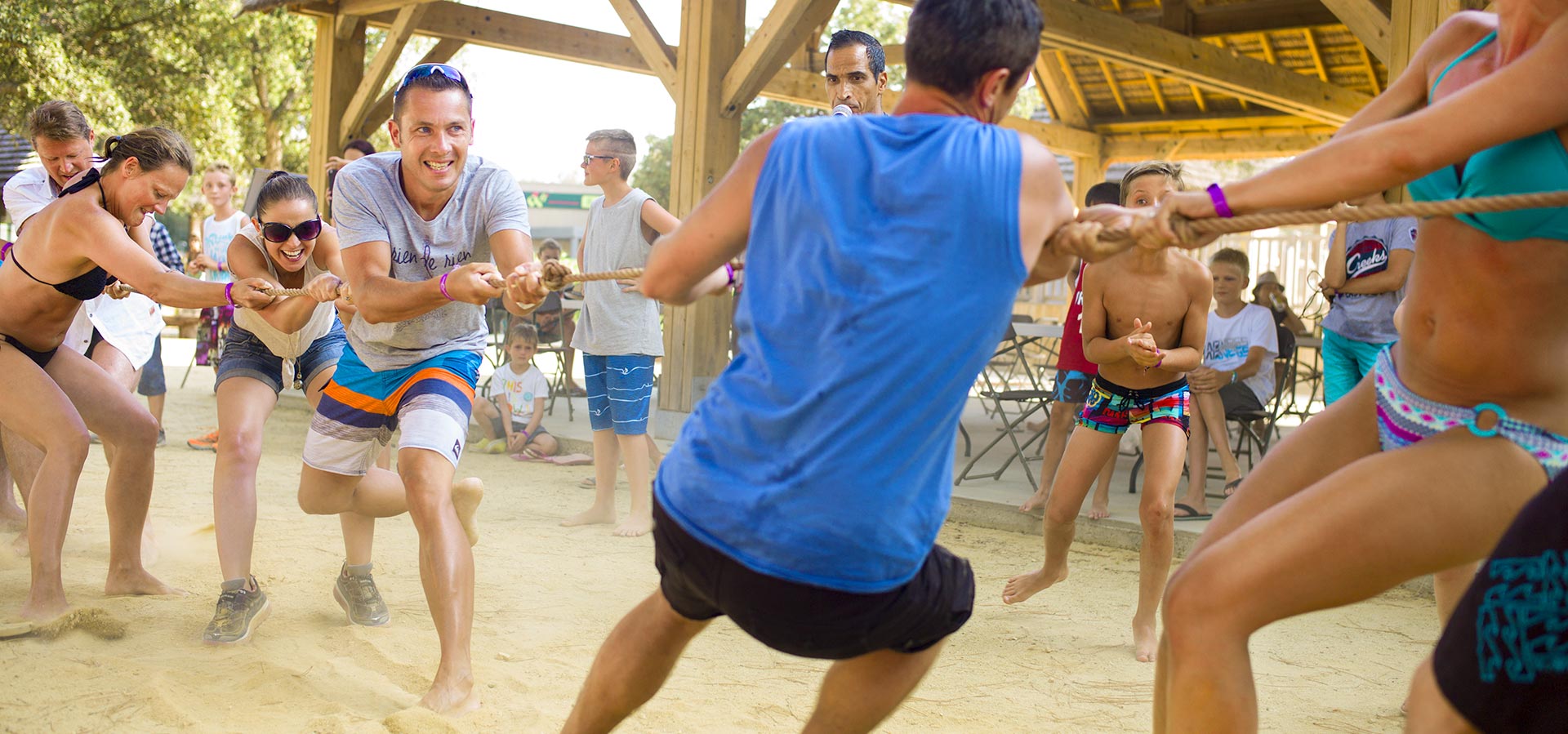Camping san damiano animation tir corde adulte
